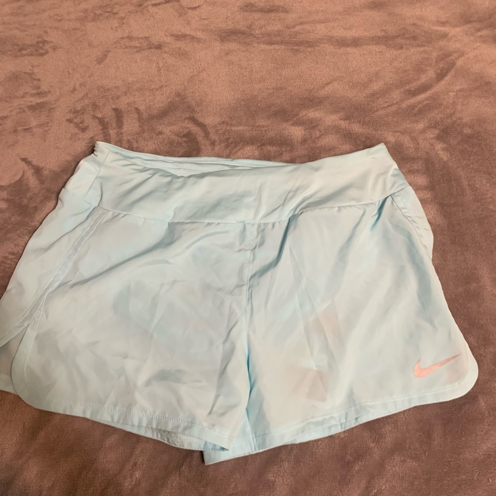 Blue nike shorts